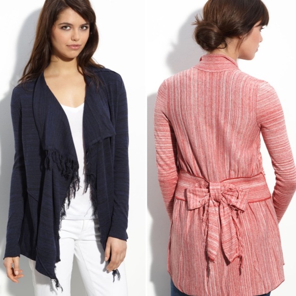 Free People Dark Navy Take a Bow Cardigan - Picture 4 of 5